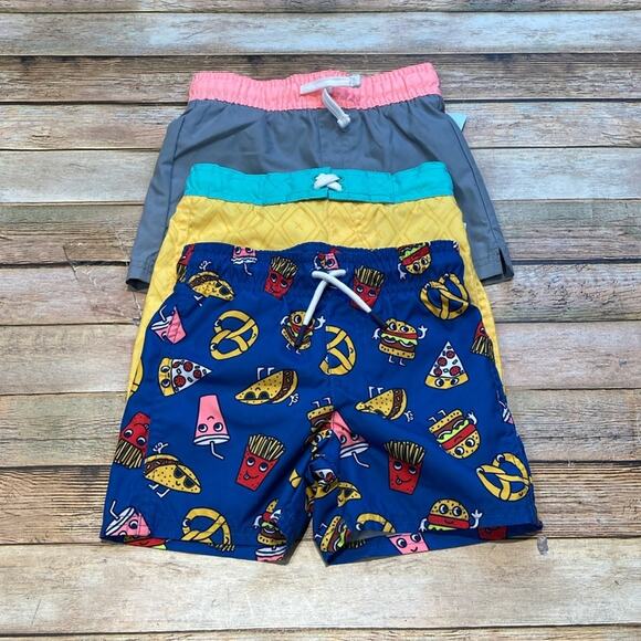 Cat & Jack Other - Boys Swim Trunks Bundle 3 pc NWT